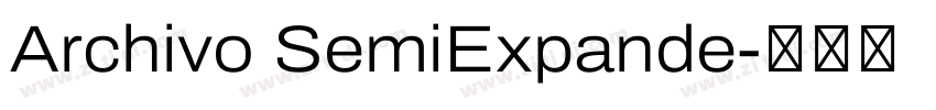 Archivo SemiExpande字体转换